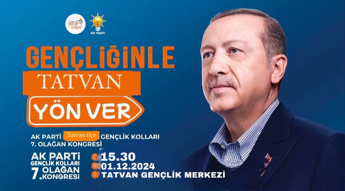 akpartitatvan13's tweet photo. Tüm halkımızı bekleriz. https://t.co/xpGJvDeFJs