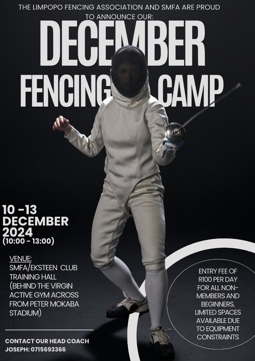 josephmaluleke's tweet photo. In and around Polokwane and looking for a great sport? Come join us as we put our blade skills to the test.  From 7 years of age to Veterans https://t.co/4tmtBqPUP8