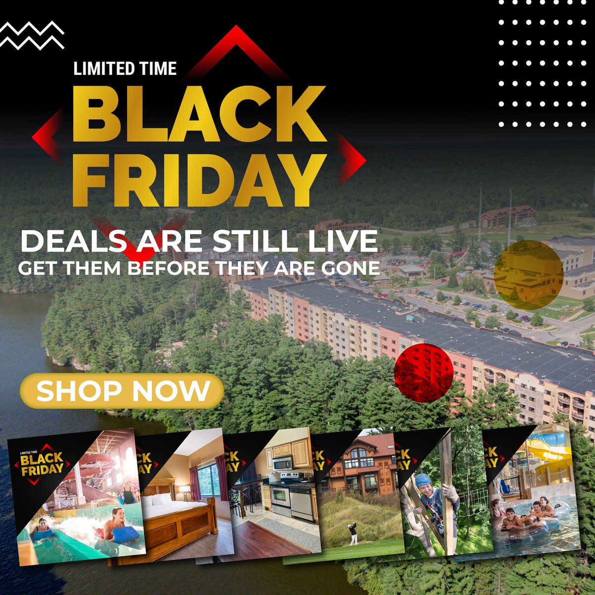 Happy #BLACKFRIDAY 🖤 We have amazing deals available now that will get you on your next getaway at an incredible price!

👉 Don’t miss out—shop now. To shop, visit: bit.ly/48Z3qLK

Hurry, these offers won’t last!