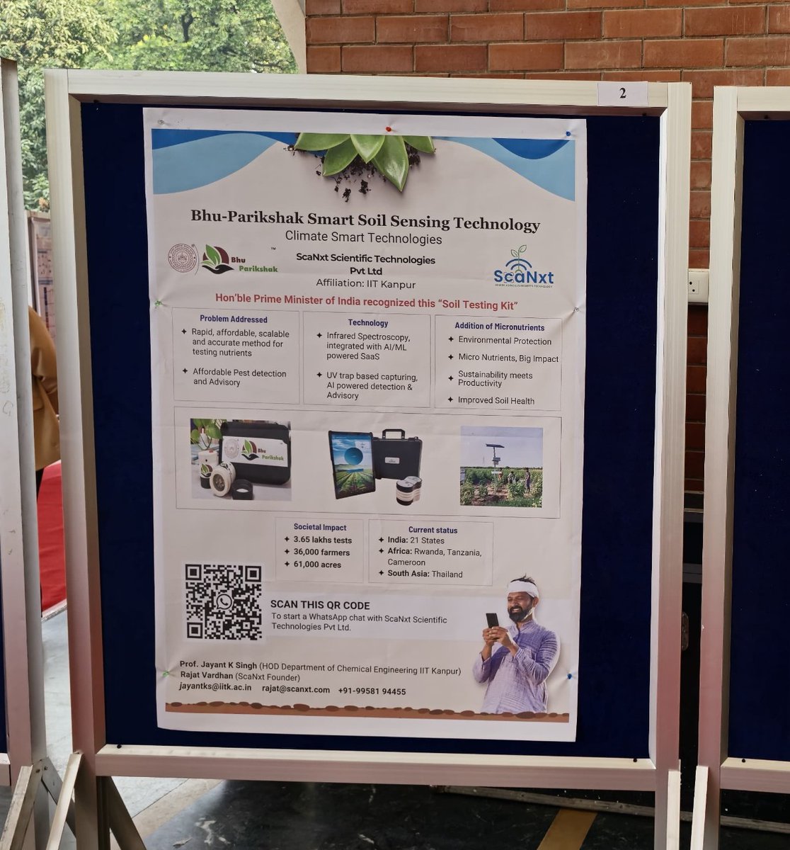 _scanxt's tweet image. ScaNxt is privileged to have been invited to the Industry-Academia Meet - Samanvay at IIT Kanpur. We deeply value this incredible opportunity to collaborate, exchange ideas, and strengthen innovation-driven partnerships.

During the event, we had the honor of meeting Shri Dr. RS…