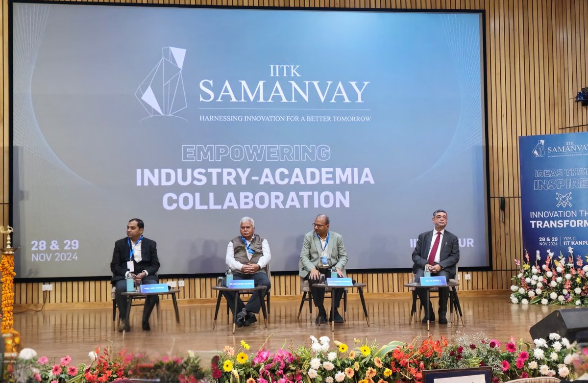 _scanxt's tweet image. ScaNxt is privileged to have been invited to the Industry-Academia Meet - Samanvay at IIT Kanpur. We deeply value this incredible opportunity to collaborate, exchange ideas, and strengthen innovation-driven partnerships.

During the event, we had the honor of meeting Shri Dr. RS…