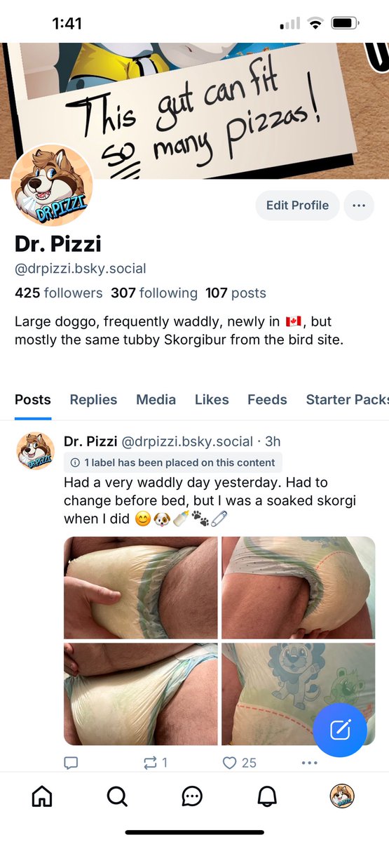 Dog_gone_crazy's tweet photo. If you like big soggy diapers I’m posting most of them over on the other site now, but hope everyone had a nice wobbly waddly thanksgiving yesterday 😊🐶🐾🍼 https://t.co/FxzlPGDiAT