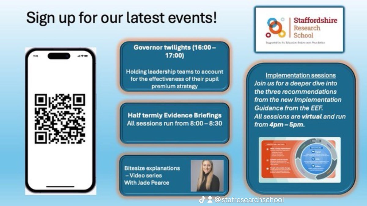 ✨BLACK FRIDAY DEAL ✨

Get FREE Professional development to support you know and use research to support you within your role. 

Bag your ticket here 🎟️

researchschool.org.uk/staffordshire/…