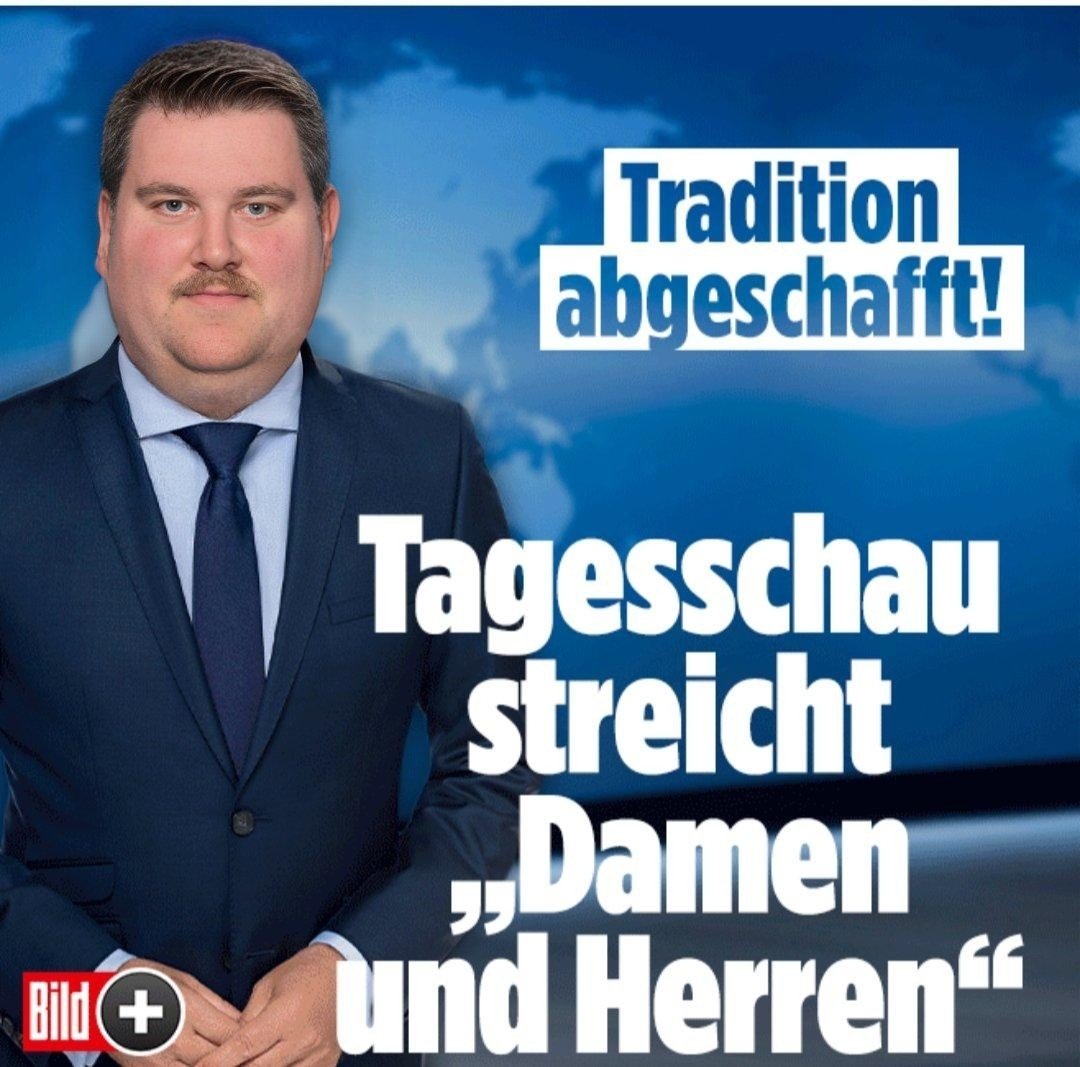 Die Tagesschau sagt nun "Meddl Loide"