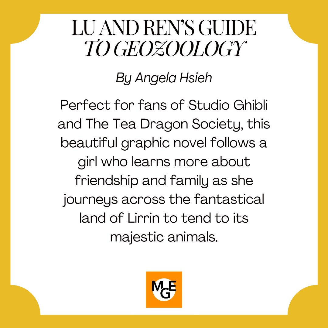 MGEscapades's tweet photo. Today we're excited to highlight the cover of LU AND REN'S GUIDE TO GEOZOOLOGY by Angela Hsieh, with art by the author!

Cover art: @hisiheyah 
Cover design: @xkafelatte 

#MGEscapades
#MGECoverHighlights
#MiddleGradeBooks https://t.co/ZtkjRCTY6P