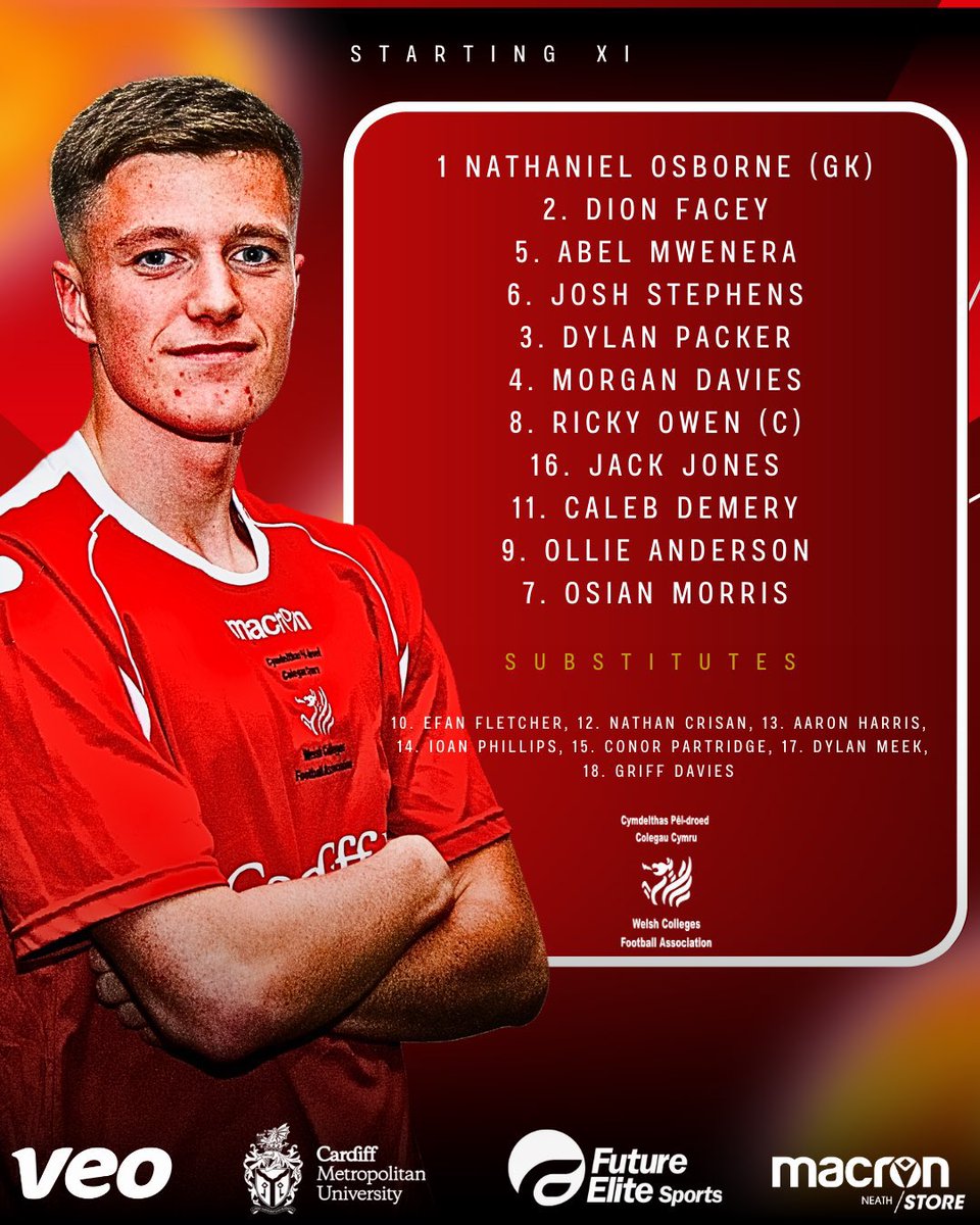 PontyUnitedA's tweet photo. 𝗪𝗘𝗟𝗦𝗛 𝗖𝗢𝗟𝗟𝗘𝗚𝗘 𝗖𝗔𝗣 ✅
𝗦𝗧𝗔𝗥𝗧𝗜𝗡𝗚 𝗟𝗜𝗡𝗘-𝗨𝗣 ✅
𝗚𝗢𝗔𝗟 ✅

A Jack Jones equalizer inspired the Welsh Colleges FA to a 6-1 win over England Colleges FA this afternoon at the Cyncoed Campus

Congratulations to Jack and all involved!👏🏻

#OneClub #WeAreUnited https://t.co/DFWDntALUg