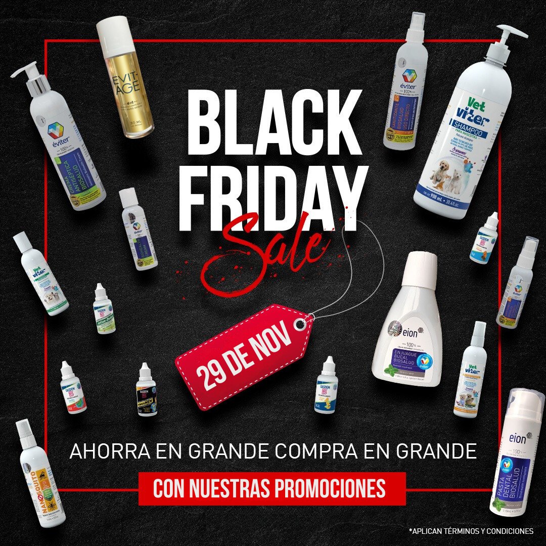 Este Black Friday, protege a los que más amas con Éviter. 🖤💥
Aprovecha nuestras ofertas exclusivas este 29 de noviembre del 2024 con descuentos increíbles.
¡Porque cuidar de tu salud nunca pasa de moda!  
👉 eviter.com 🛒✨
#ÉviterBlackFriday #BlackFriday2024