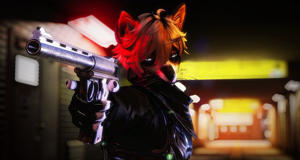tybaltkuck's tweet photo. The Automag Hunter from SAC, available at https://t.co/hsLso8wQj5

This gun is sexy just sharing it. 
#Furry #Secondlife https://t.co/S598Hn9nKh