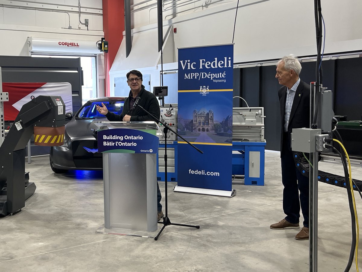 InvestNorthBay's tweet image. Great news for North Bay's film and television industry, five companies are investing over $15 million on new #NorthBay film and TV projects with the support of $2.5 million through the Northern Ontario Heritage Fund.

#NorthBay #NorthBayOntario #NOHFC #FilmingNorthBay