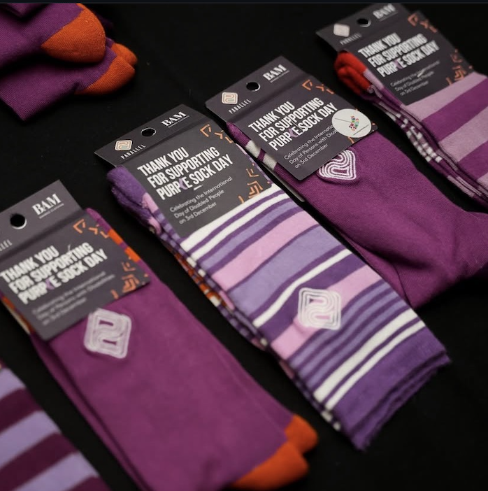 There is only two days to go until #PurpleSockDay 💜🧦! Do you have your socks ready? 

It's not too late to purchase a pair of socks and help generate real social impact.

Get our socks at bambooclothing.co.uk/purple-sock-day 

#IDPD #SocialImpact #SustainableStyle #SupportedEmployment