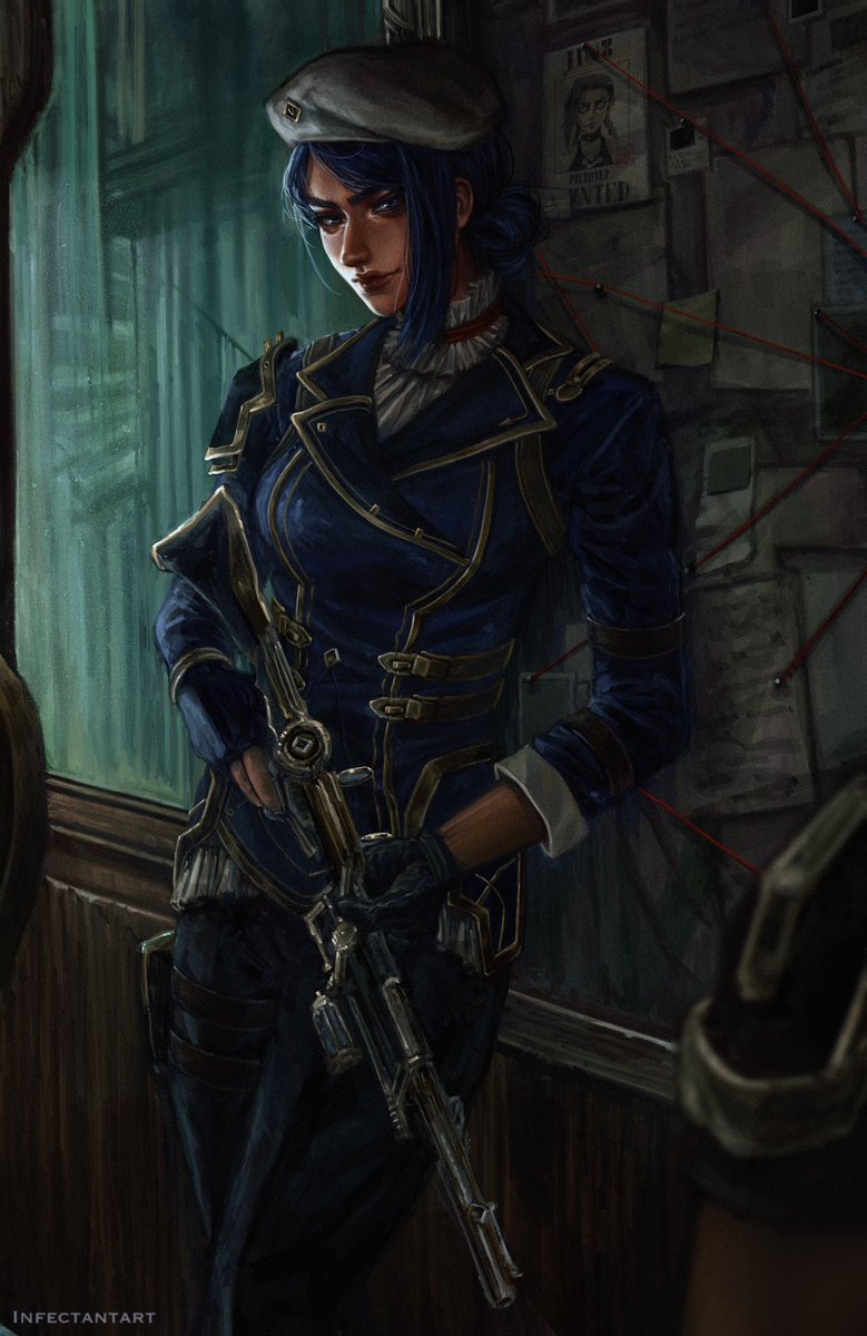 Caitlyn fanart #ArcaneSeason2￼ #Arcane￼ #Caitlyn #CaitlynKiramman #fanart #arcanefanart