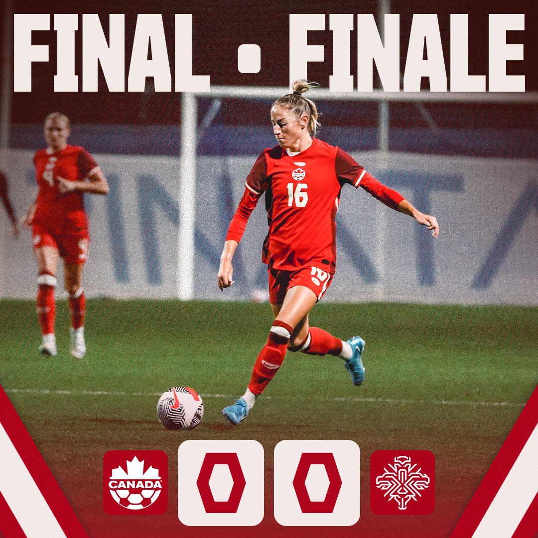 CANWNT's tweet photo. A scoreless draw in Murcia 🤝 //
Un match nul sans but à Murcia 🤝
🇨🇦🇮🇸
#CANISL #CANWNT https://t.co/ODL61ZMaNF