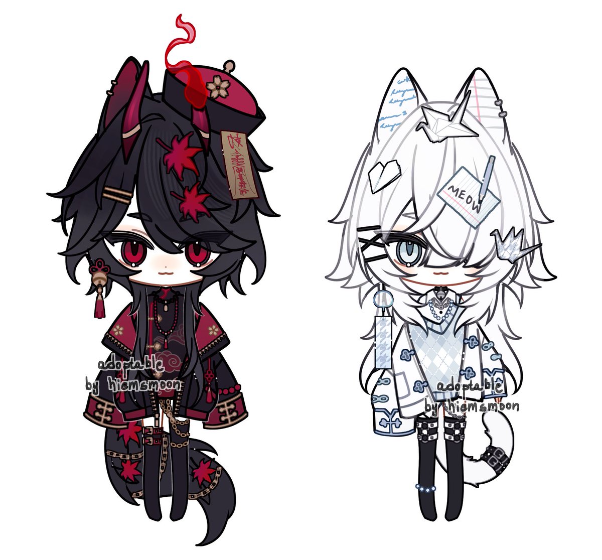 Small Adopt 🍁📝
Price for each:  100$        

• Commercial use included      

Payment: PayPal invoice           
t.o.s below ↓