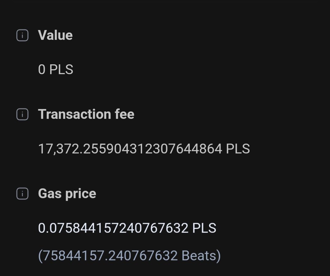 Did i just pay 2$ for a transaction on #pulsechain? 👀