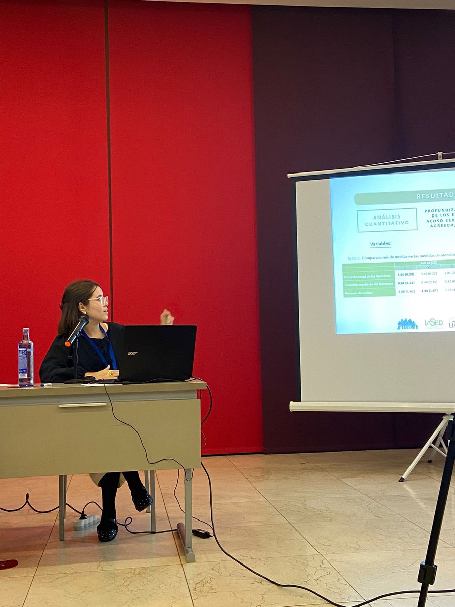 <a href="/olgajdiazz/">OlgaJimenezDiaz</a> <a href="/congresocice/">CICE 2026</a> <a href="/unisevilla/">Universidad de Sevilla</a> ¿Cómo perciben los y las adolescentes las agresiones sexuales que ocurren en los centros educativos? 🏫 

Finalmente, Mari nos ha mostrado los resultados de un estudio exploratorio con eye-tracking 👁️

<a href="/congresocice/">CICE 2026</a> #CICE24