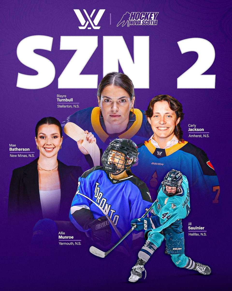 HockeyNS's tweet photo. MAKING THE CUT ✔️

Congratulations to the five Nova Scotians who have cracked PWHL Opening Day rosters! 🙌

🔵 @jill_saulnier (@PWHL_NewYork)
🔵 @katbt617 (@PWHL_Toronto)
🔵 @AllieMunroe3 (@PWHL_Toronto)
🔵 @tuffmustard (@PWHL_Toronto)
🔵 @MBatherson (@PWHL_Minnesota)

All the best and have a great season! 👏👏👏

@thepwhlofficial | #nsproud