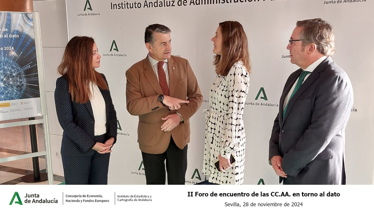 Sevilla acoge el II encuentro del Gobierno y las Comunidades Autónomas en torno al Dato con el objetivo de avanzar en la implantación del Gobierno del #Dato y la colaboración público-privada 

El evento ha reunido a unidades del Estado y de 15 CCAA y la Ciudad Autónoma de Melilla