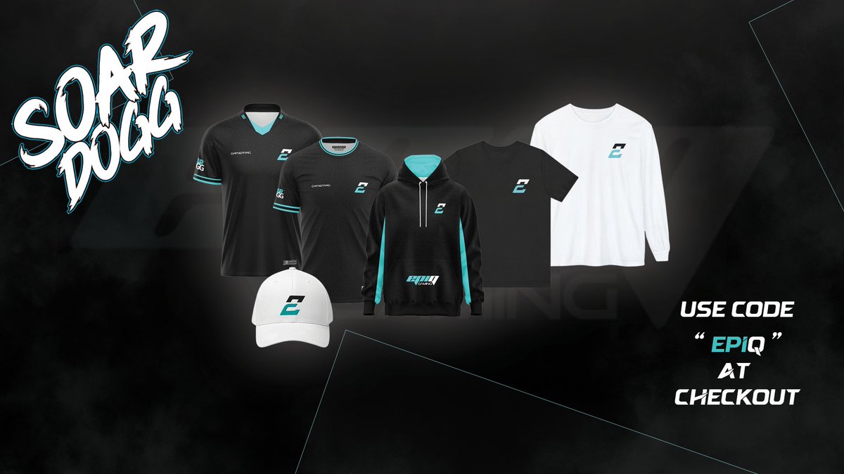 Get your gear today and save using the "EpiQ" code during checkout!

#EpiQ #EpiQGaming #CallofDuty #CDL2025

<a href="/SoarDogg/">SoarDogg Apparel</a> <a href="/CoDRTs247/">CoD 24/7 Retweets</a> <a href="/CoDRT24_7/">CoD Retweet 24/7</a> <a href="/CODReTweeters/">CODRTs</a> <a href="/U18CODLeague/">U18 Call of Duty League</a> <a href="/XP_Leagues/">XP League</a>
<a href="/CoDRTs247/">CoD 24/7 Retweets</a>

soardogg.com/marketplace/pr…