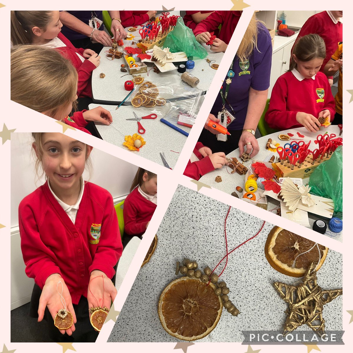 Crafting natural and scented Christmas decorations in Dosbarth 11 this afternoon! <a href="/garntegprimary/">Garnteg Primary</a> <a href="/mrsnunderwood95/">Mrs N Underwood</a>