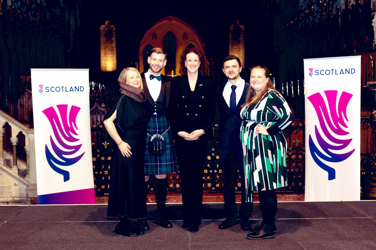 Happy St Andrew’s Day 🏴󠁧󠁢󠁳󠁣󠁴󠁿(tomorrow). An honour to host guests for our celebration in St Patrick’s cathedral last night, thanks to the incredible Team Scotland in 🇮🇪.