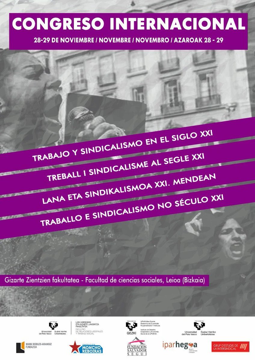 LaIntersindical's tweet image. Hem pogut participar a Euskal Herria al I Congrés del Síndicalisme del Segle XXI, aprenent de les experiències de la CIG, ELA, LAB, OSTA i la CGT i l’aportació a la ponència per una economia democràtica sostenible. 

congresosindicalismo.wordpress.com