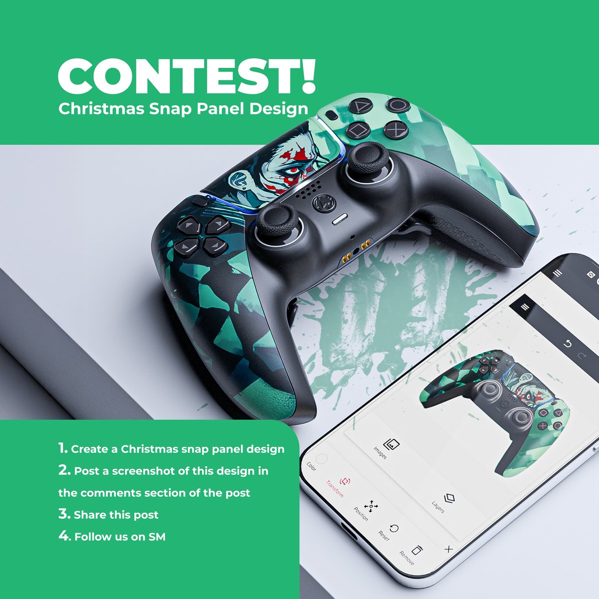 Snap Panel Contest Alert! 🎮🎄 
Here’s your chance to win a legendary prize:
🕹️ Design a festive panel
📸 Post a screenshot in the comments of our post
🔗 Share this post
📲 Follow @AimControllers

#AimControllers #SnapPanelContest #GamingCreativity