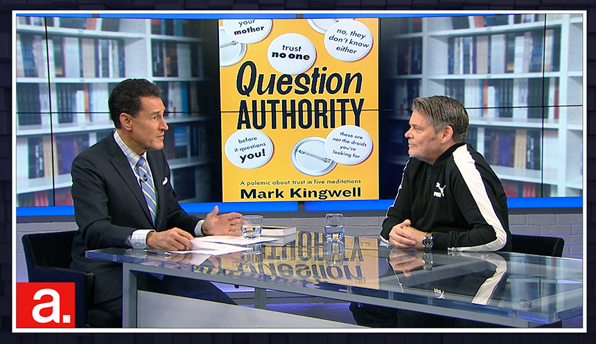 Question authority. Think for yourself. We’ve all heard these slogans before, but what happens when they go too far, and slide into a comprehensive distrust of everything? <a href="/spaikin/">Steve Paikin</a> asked philosopher Mark Kingwell, author of "Question Authority." youtube.com/watch?v=5pAsrA…