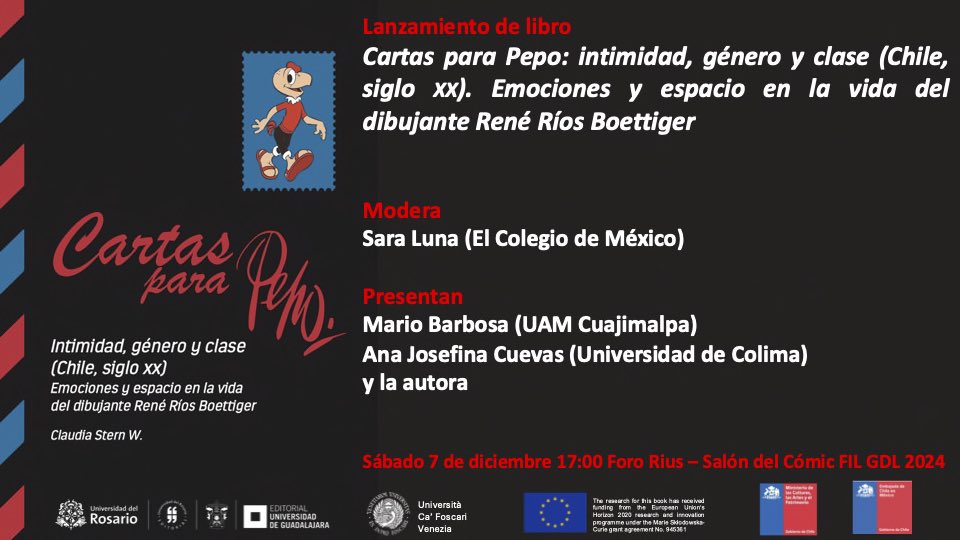 info_navarro's tweet photo. Condorito también estará presente en la @FILGuadalajara ¡plop! @Terecardenasm https://t.co/d1TM16bS1r