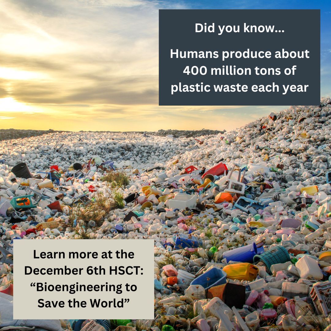 🌎🔬 Join us on Dec. 6th for "Bioengineering to Save the World" with UT <a href="/texasche/">TexasChE</a>  Professor Hal Alper. Discover how his team uses enzymes to break down plastic and turn waste into valuable resources through bioengineering.

🎟️ FREE registration: buff.ly/4fB9kVy