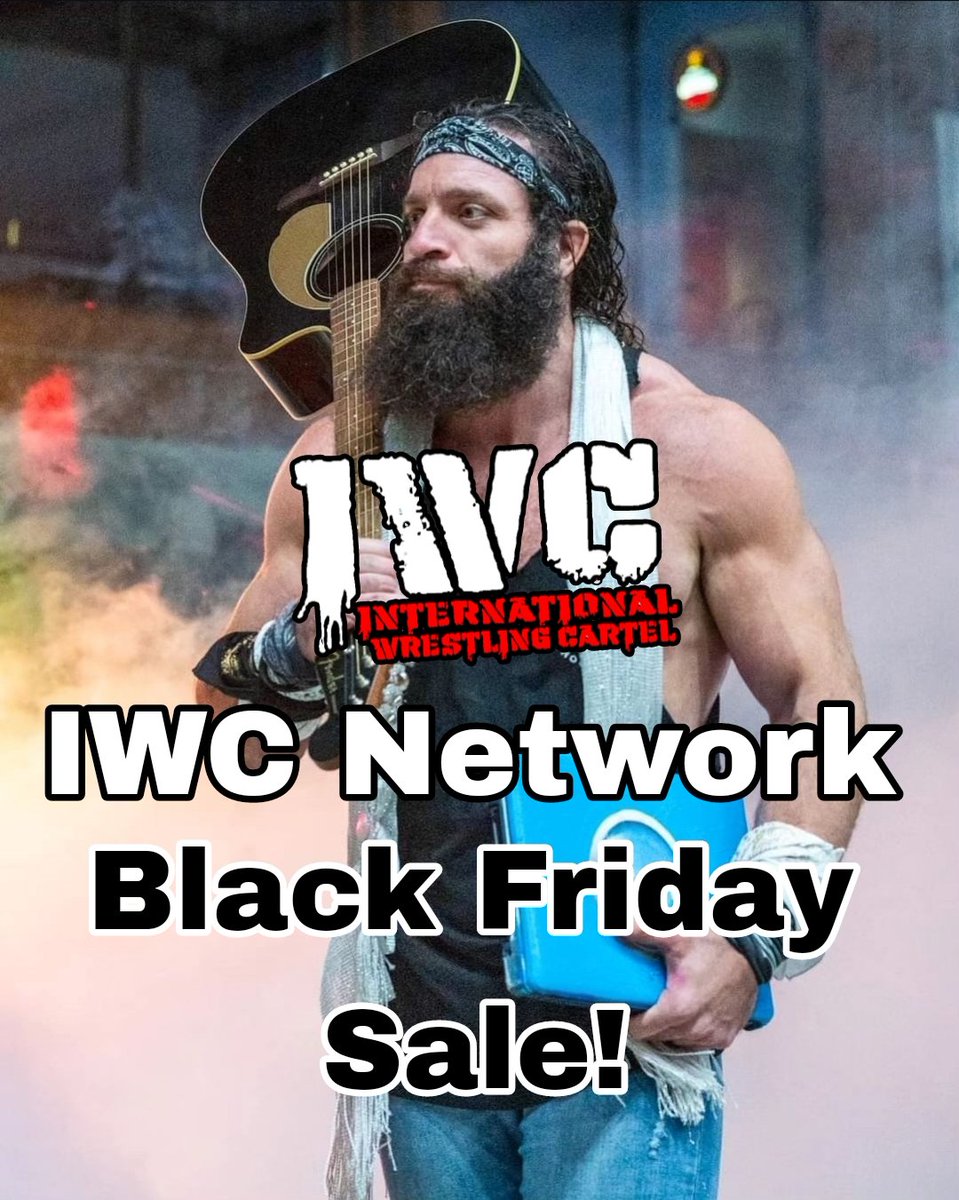 BLACK FRIDAY SALE! Now is your chance to get access to our historic video library to see 20+ years worth of IWC action!!!