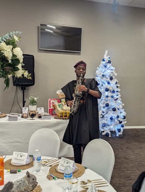 Enjoyable morning at the <a href="/adiraorguk/">ADIRA</a> launch of their new African-Caribbean Guide to Sheffield "Welcome to Sheffield".
It's full of resources for when African / African-Caribbean people arrive in Sheffield. They also get a week's worth of culturally appropriate food.