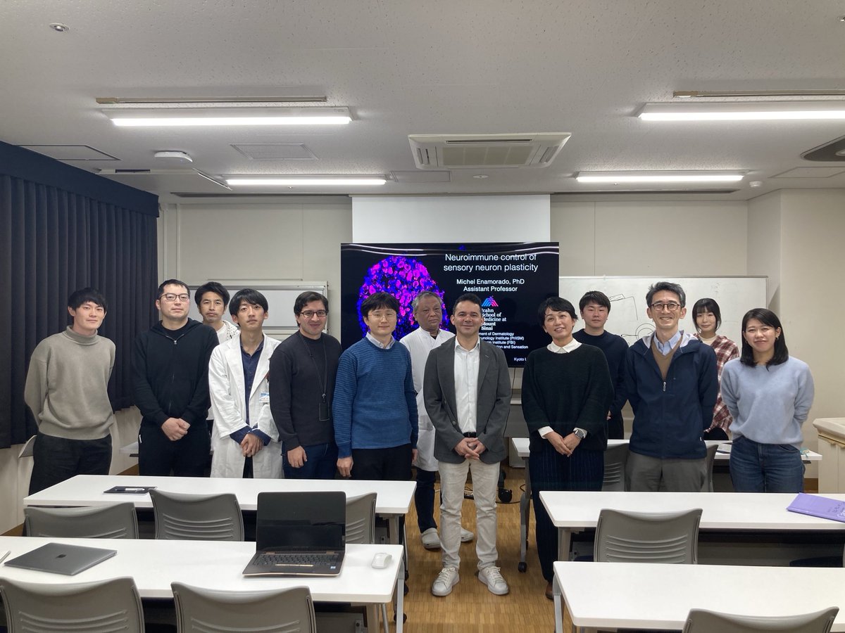 Michel Enamorado (@michel_enamorad) on Twitter photo Nothing is more rewarding than having a long Q&A session after your presentation on #Neuroimmunolgy. Big thanks to <a href="/BelkaidLab/">Belkaid Lab</a> former member <a href="/saeuguisu95/">Saeko Nakajima</a> for hosting me at #KyotoUniversity. Beautiful city and wonderful people. Nothing is more rewarding than having a long Q&A session after your presentation on #Neuroimmunolgy. Big thanks to <a href="/BelkaidLab/">Belkaid Lab</a> former member <a href="/saeuguisu95/">Saeko Nakajima</a> for hosting me at #KyotoUniversity. Beautiful city and wonderful people.