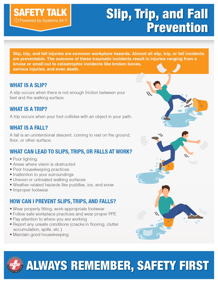 Fast_Rescue's tweet photo. 👷‍♀️🔒 Secure your workplace against slip, trip, and fall incidents! Whether you're just starting or need advanced strategies, we’ve got the right course for you. 👷‍♂️

👉Basic Program: 🔗https://t.co/jvAYCzN0jY

👉Advanced Program: 🔗 https://t.co/zYtLGu4ccF

#WorkplaceSafety #Slips https://t.co/xzAVi0el1B