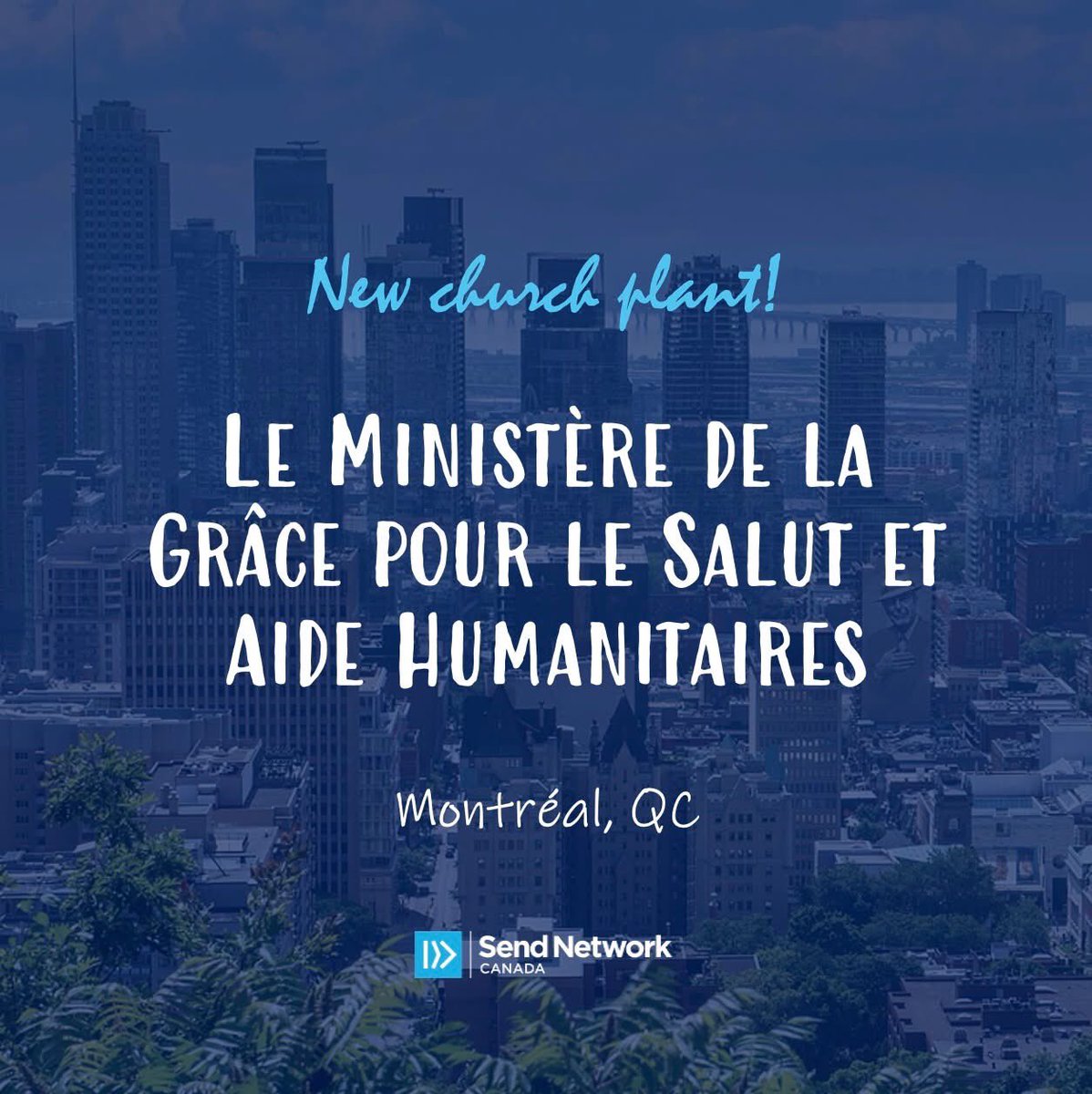 Le Ministère de la Grâce pour le Salut et Aide Humanitaires is our newest CNBC church plant in Montréal. Pray for Pasteur Daoud Soulaiman &amp; Bochra Balegh and this new congregation as they serve their community in Arabic, French, &amp; English.

#SendMontreal #CNBCQuebec <a href="/sendmontreal/">Send Montreal</a>