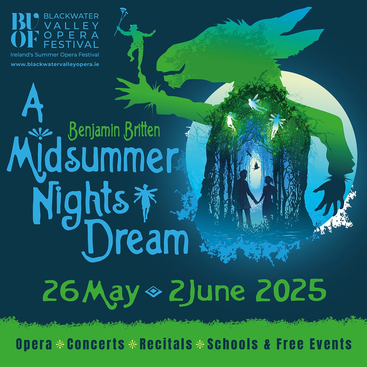 B_V_O_F's tweet photo. 🎭 BVOF Unveils 2025 Season 🎶
Celebrate 15 years of opera, music &amp; culture 📅 26 May - 2 June 2025
• A Midsummer Night’s Dream at Lismore Castle 🏰
• Dido and Aeneas at St Carthage’s Cathedral ⛪
🎟️ Priority Booking Jan 2025 https://t.co/POtcpe7EHN
#BVOFDream #MSND #Ireland https://t.co/wW4JWSEilf