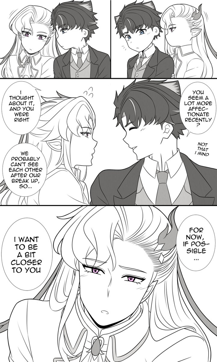 [ ⛓️🌧️ Wriolette Week Day 2: Arranged Marriage AU / Day 6: Affection ] Doggo-kun and his fiance who wants to divorce him out of love (🧵1/2) #wriolette #WrioletteWeek2024