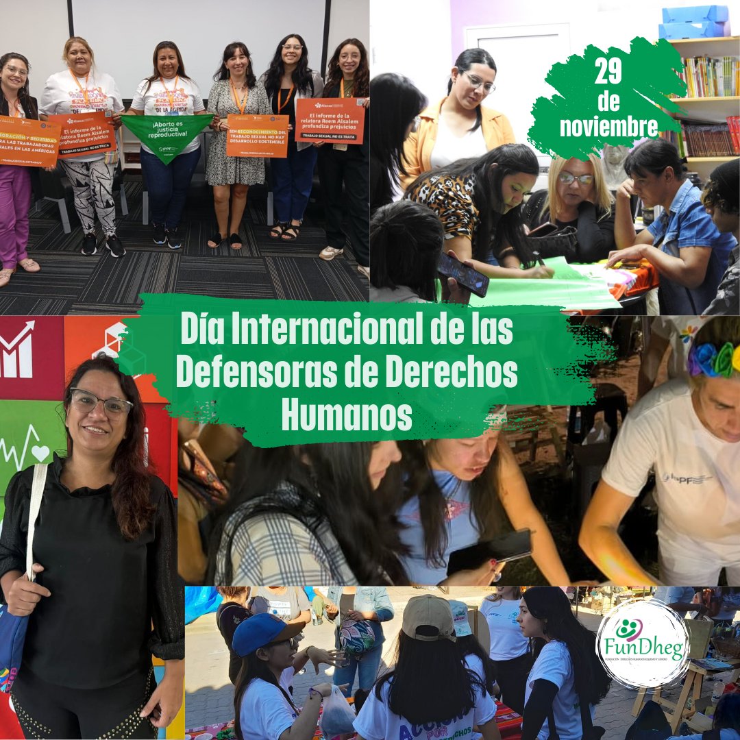 fundheg's tweet photo. 💜 Día Internacional de las Defensoras de Derechos Humanos

Hoy, 29 de noviembre, reconocemos, una vez más, a todas las mujeres, lesbianas, bisexuales, trans y no binaries que luchan por la justicia, la igualdad y los derechos humanos en contextos cada vez más adversos. https://t.co/OGu4djwu7E