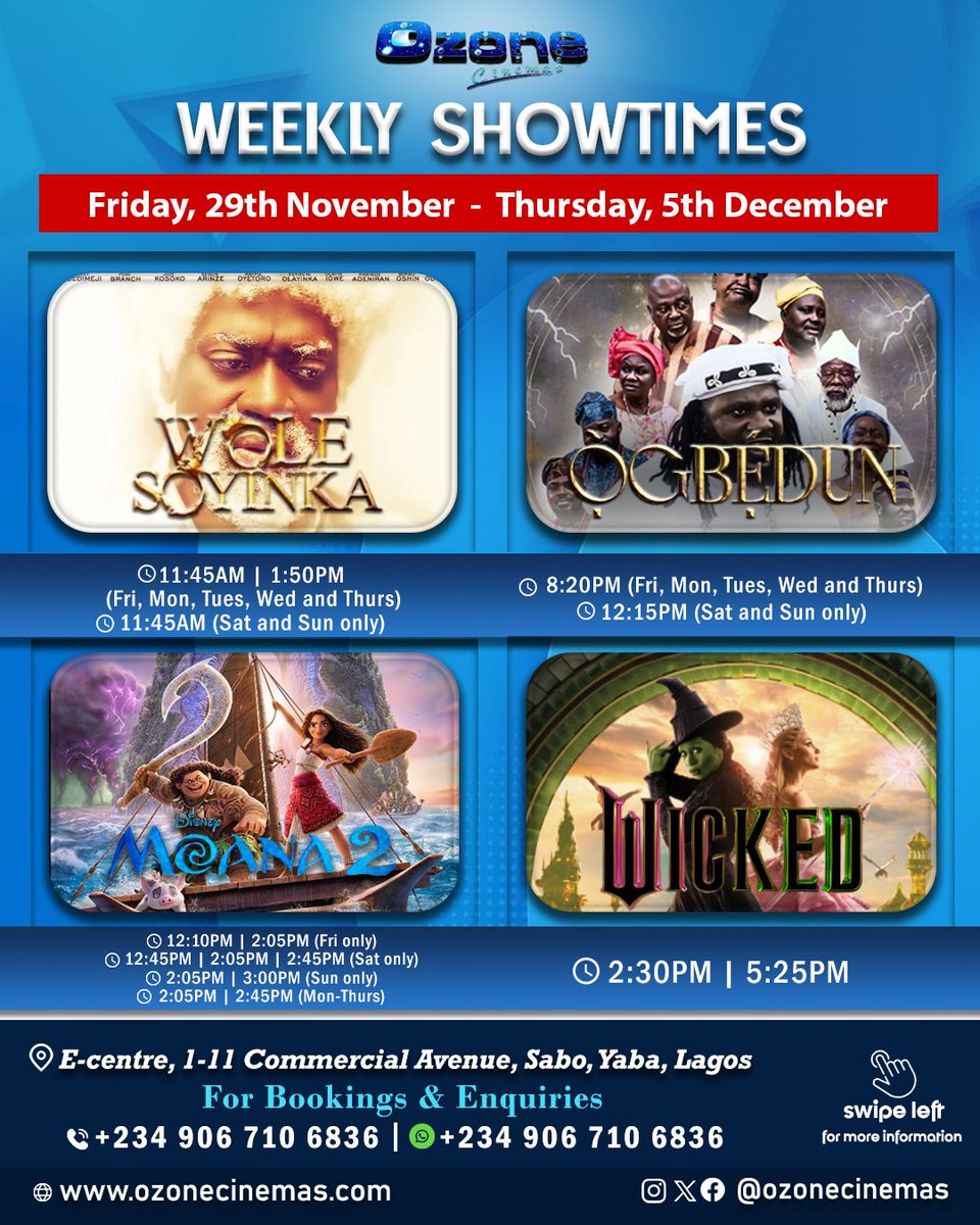 OZONE CINEMAS tweet media
