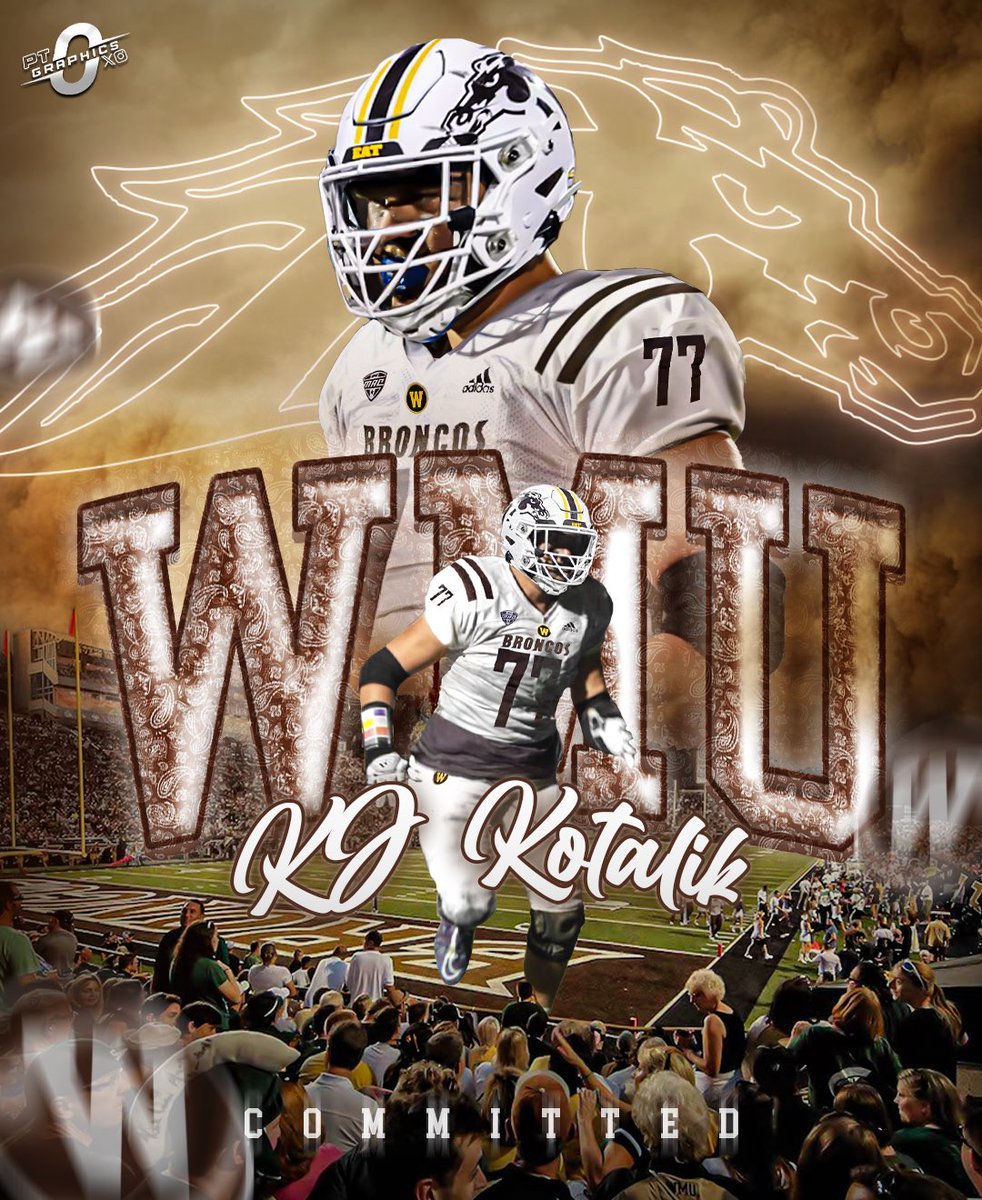 kj_kotalik's tweet photo. 100% Committed‼️🔒 Let’s go Broncos!!
@WMU_Football @CoachTMendelson @CamAllenFB @CoachWillAhrens @Maddie__Rodgers @AllenTrieu @SkidmoreCyle66 @WynfordFootball @coachcurtis42 @JaredLuginbill @ptgraphics0 @FCRecruits @PrepRedzoneOH #AGTG #PraiseHisName #GlorifyHim #GoBroncos #EAT #BroncosReign