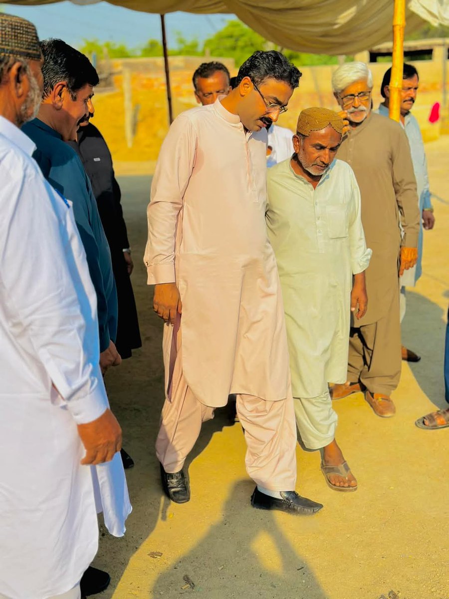 Today #PPP Young Leader Mr <a href="/bilalshoro376/">Bilal Shoro</a> Offered Condolences with Mr Ali Nawaz Laghari on Sad Demise of his Nephew at Village Wanki Wasi UC 02 TMC Nerunkot PS60 Hyd.
