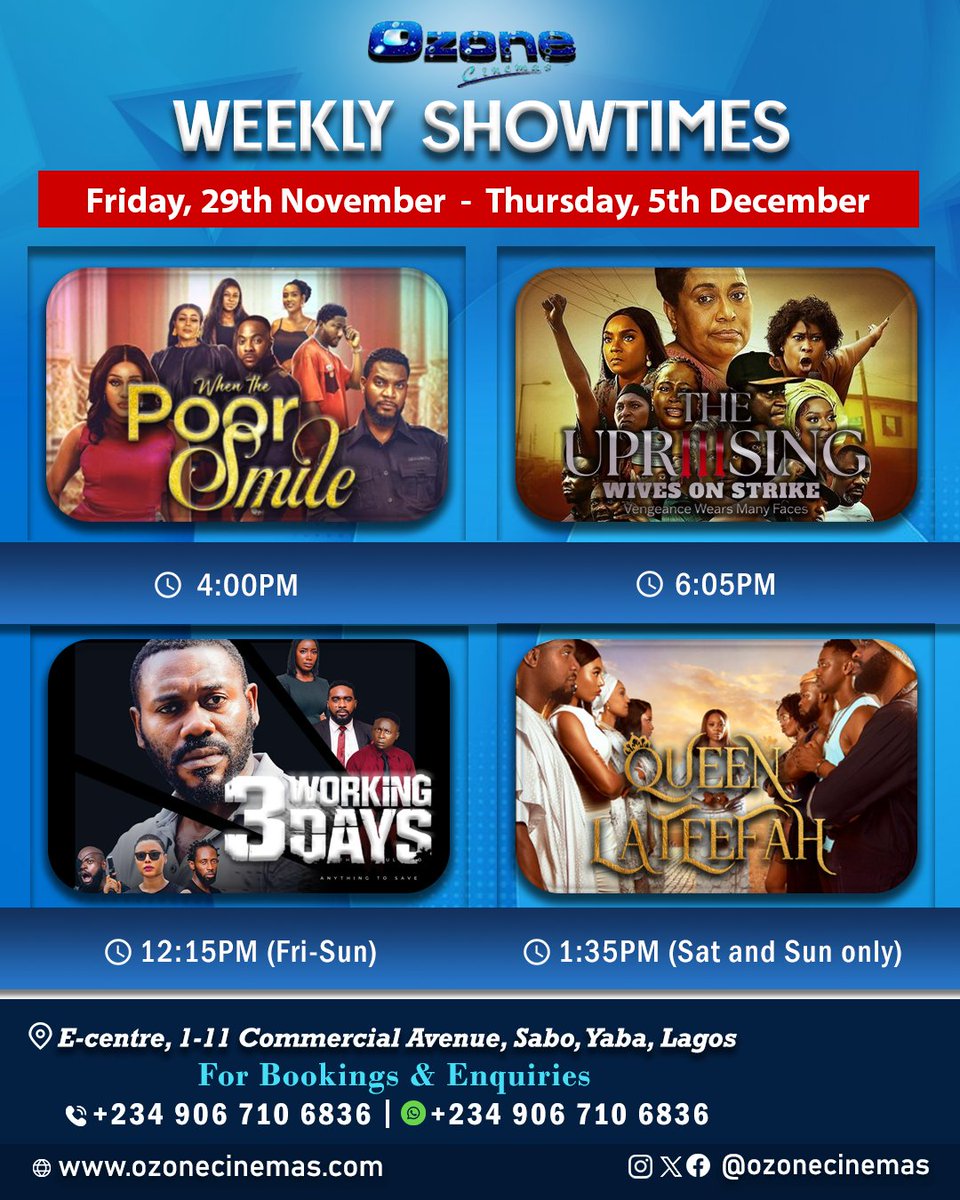 OZONE CINEMAS tweet media