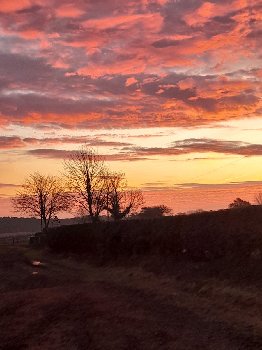 evenhale1's tweet photo. @Hudsonweather stunning sunrise over Crockey Hill this morning https://t.co/HH0fjB5x9j