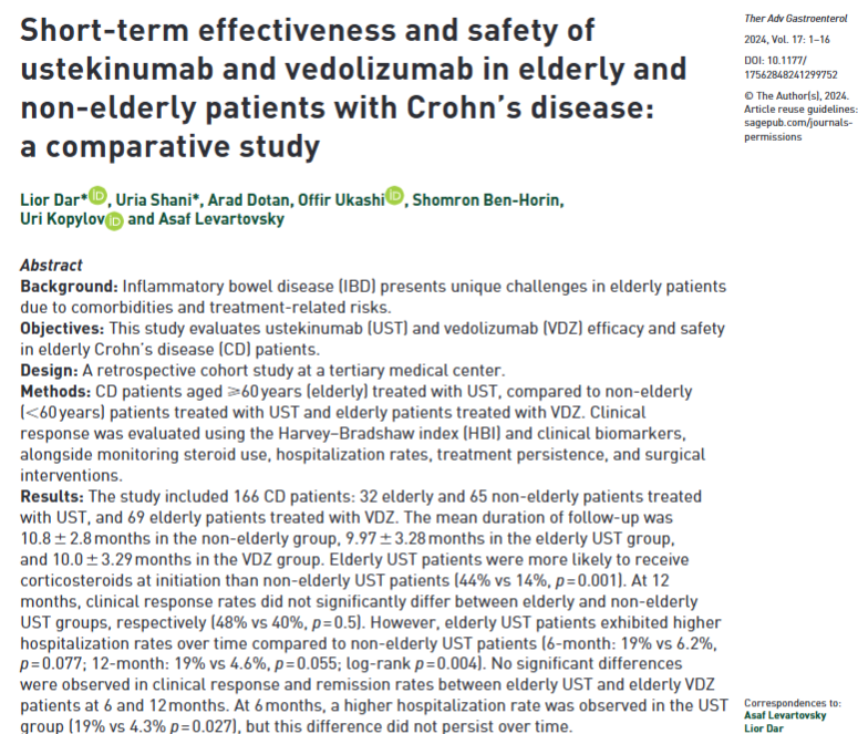 Therapeutic Advances in Gastroenterology tweet media