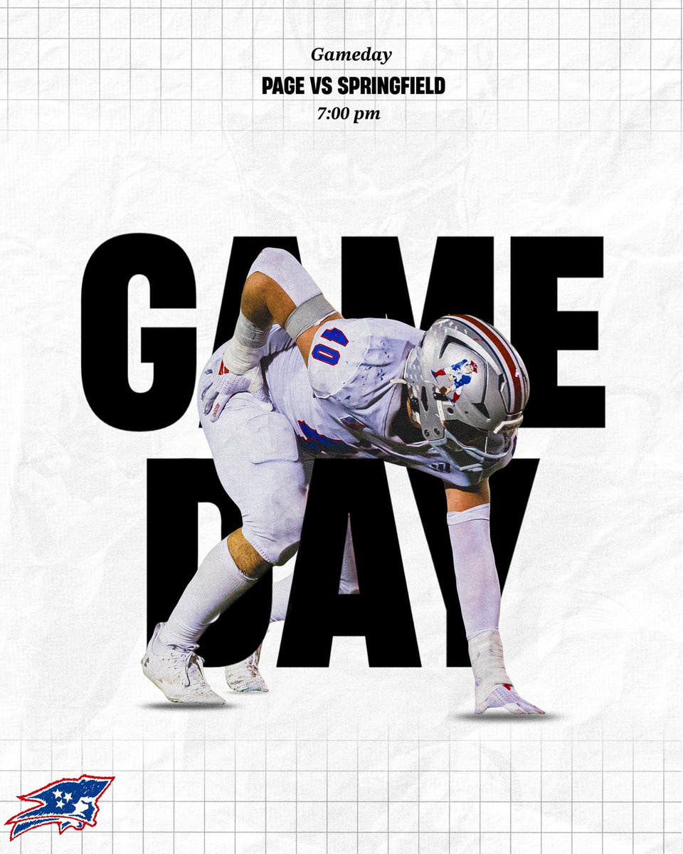 wcsPHSathletics's tweet photo. 🚨GAMEDAY🚨
Your Page Patriots are on the road tonight for the TSSAA State Semi-Finals! #PHTID
🆚 Springfield
📍 Springfield High School
⌚️ 7:00pm
🎟️ https://t.co/lXa64XhHRK
Graphic: Josh Spining (Sports Marketing) https://t.co/eHNCq1tCrC