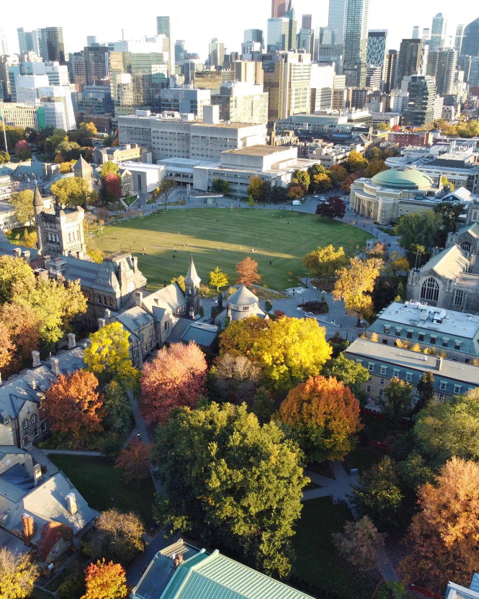 Back Campus Field and buildings, University of Toronto St. George Campus