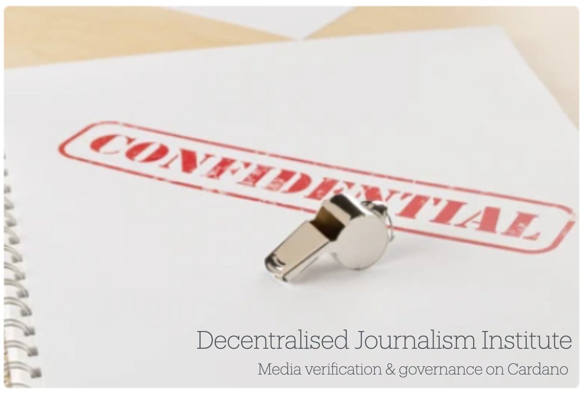 Innofund is a tech partner on a proposal for a new #blockchain use case: the #Decentralised #Journalism Institute (DJI), an open source #DAO on #Cardano for governance and fact-checking for #media/community orgs (submitted to <a href="/ProjectCatalyst/">Project Catalyst</a> #F13)
cardano.ideascale.com/c/cardano/idea…