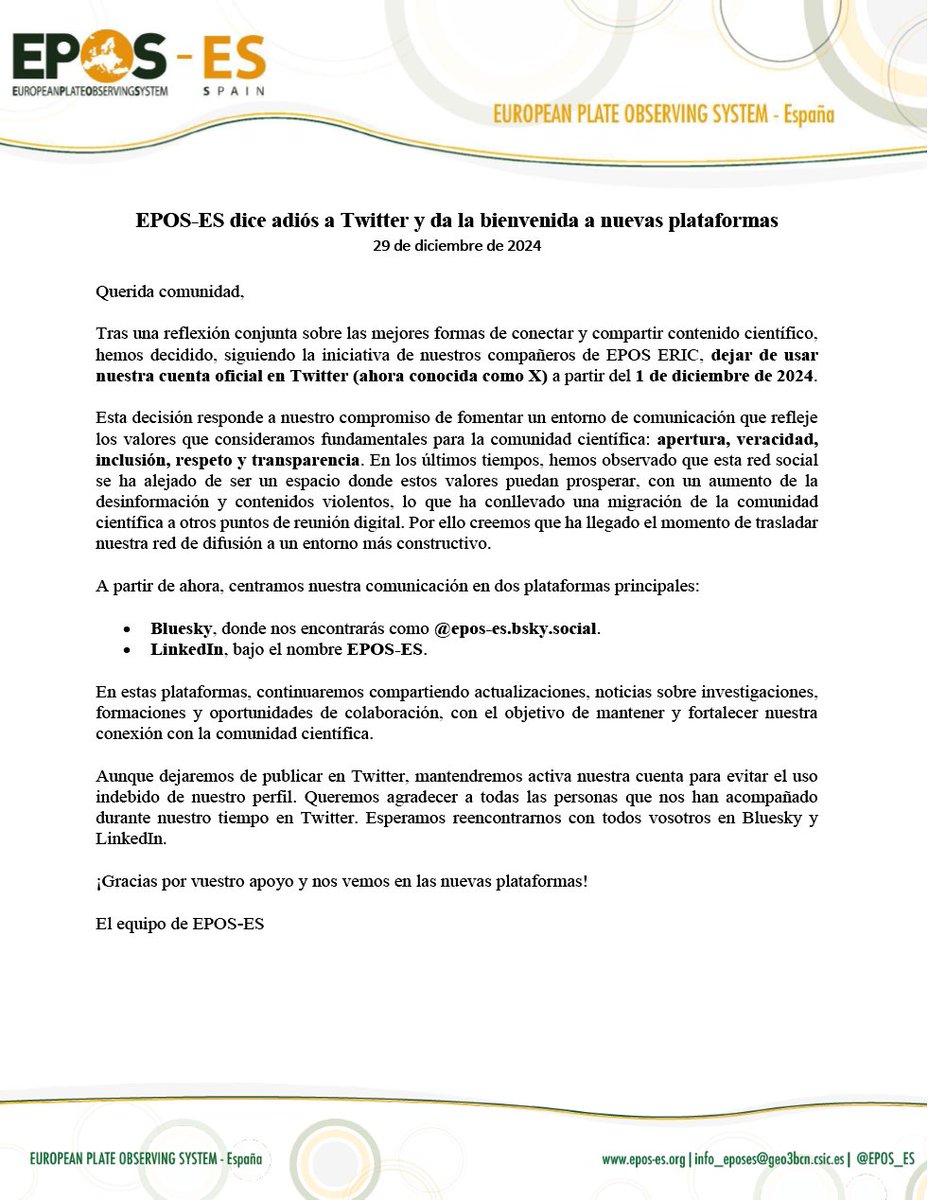 European Plate Observing System - España tweet media