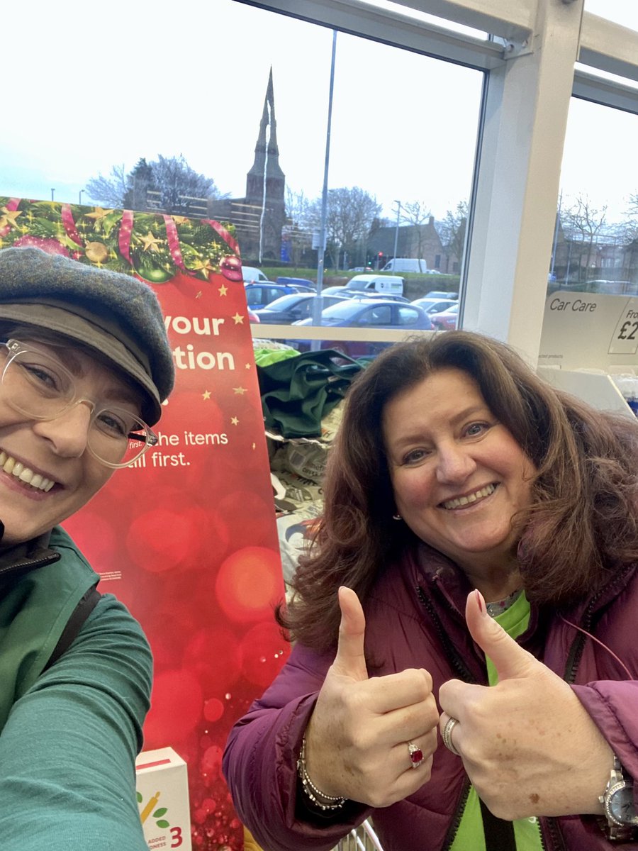 suziemcw's tweet photo. Busy afternoon @TescoOldSwan volunteering for the @fsmerseyside Winter Food Collection. Everyone was so generous 👍 https://t.co/4VkoWrSsaa