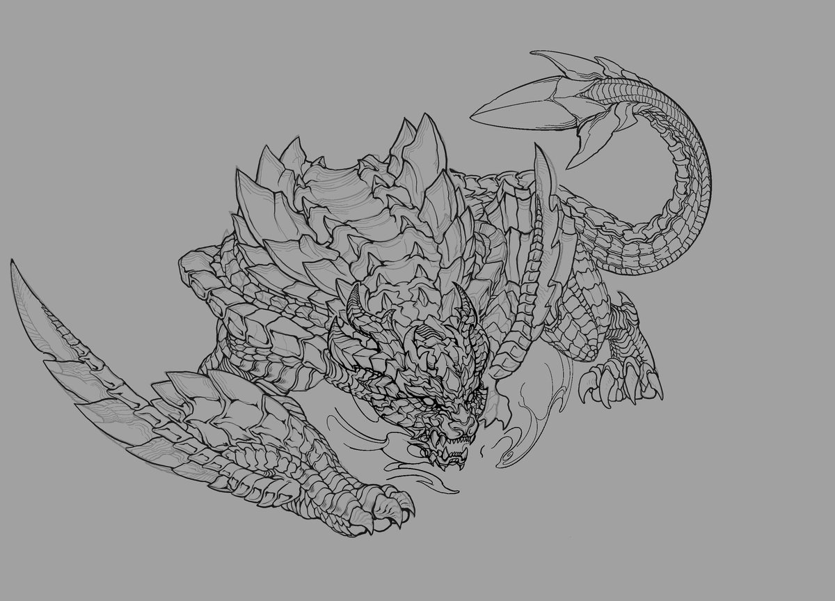 slen684's tweet photo. Legendary Dream Match
Magnamalo VS Miyamoto Musashi
#MonsterHunter #Baki https://t.co/Ypdje46kpU