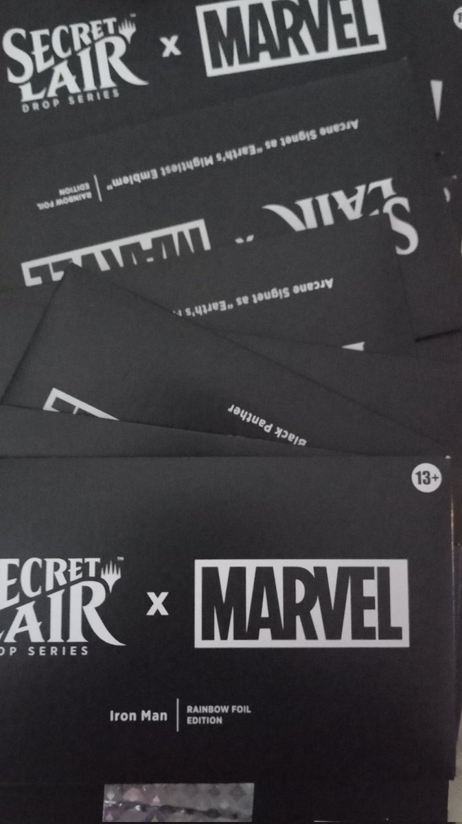 Que han llegado los Secret Lairs de #MTGxMarvel 🥳🥳🥳